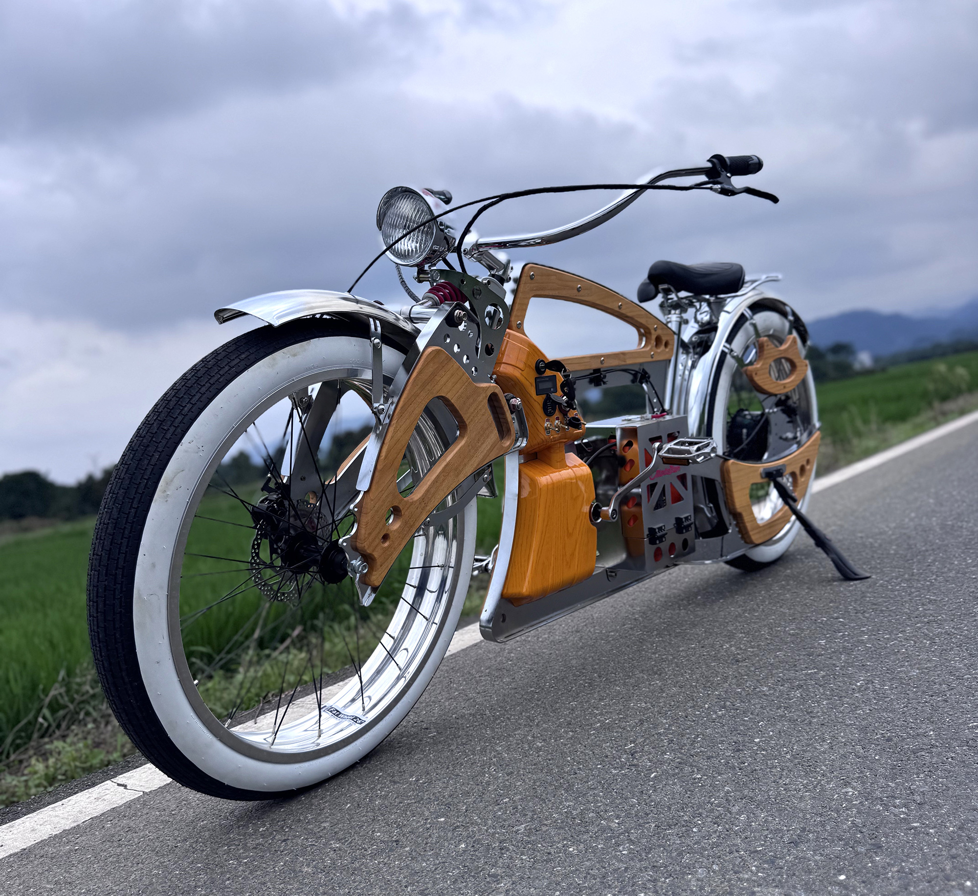 Steam Punk Chrome Ebike